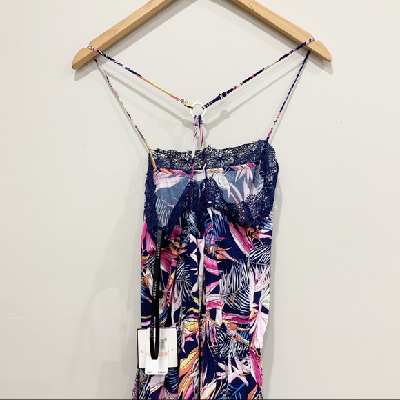 Laundry by Shelli Segal Tropical Print Jumpsuit Size  2 - Picture 5 of 8